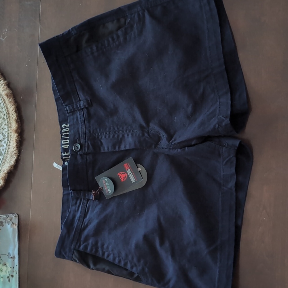 Men's Navy Work Shorts - Picture 4 of 9